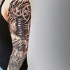 Tatouage éphémère : Mechanical Sleeve - ArtWear Tattoo - Tatouage temporaire
