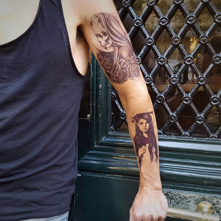 Tatouage éphémère : Prayer for the Dead - ArtWear Tattoo - Tatouage temporaire