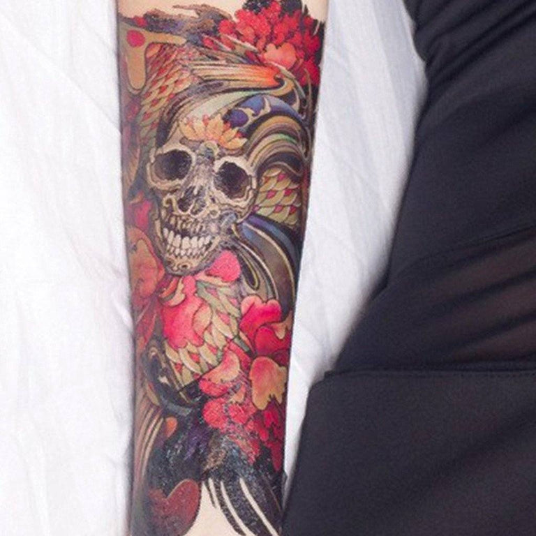 Tatouage éphémère : Skull - Color - ArtWear Tattoo - Tatouage temporaire