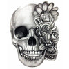Tatouage éphémère : Skull & Roses Monochrome - ArtWear Tattoo - Tatouage temporaire