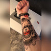 Tatouage éphémère : B&W American Indian Girl 1 - ArtWear Tattoo - Tatouage temporaire