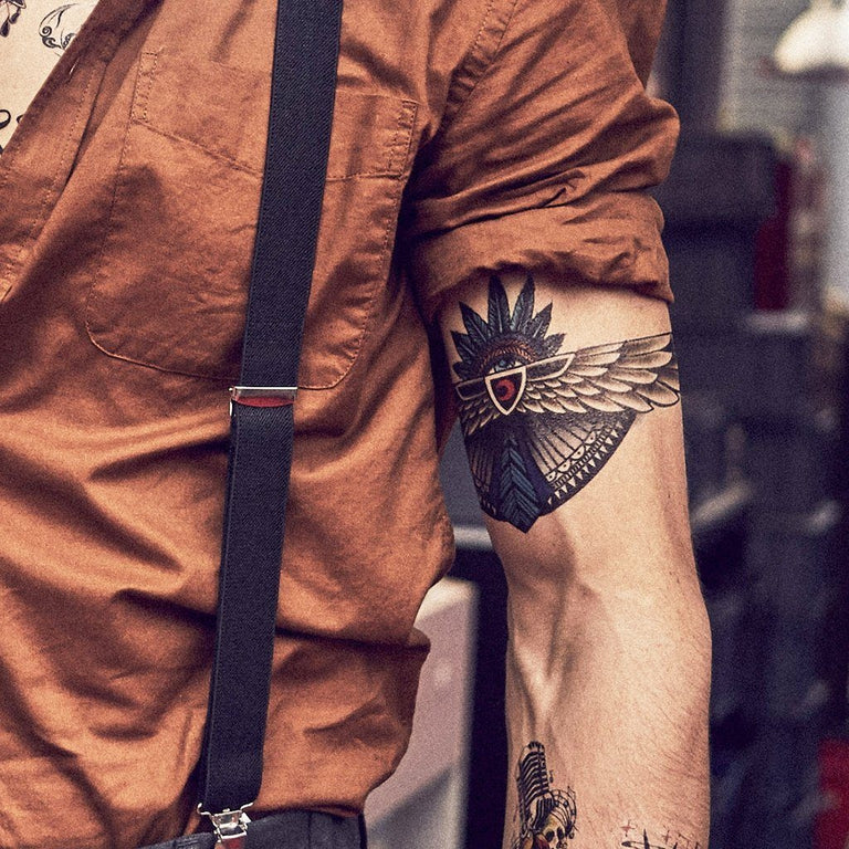 Tatouage éphémère : Indian Wings Underboob - ArtWear Tattoo - Tatouage temporaire