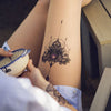 Tatouage éphémère : Purple Jewel Mandala Underboob - ArtWear Tattoo - Tatouage temporaire