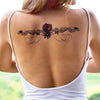 Tatouage éphémère : Rose Lace Underboob - ArtWear Tattoo - Tatouage temporaire